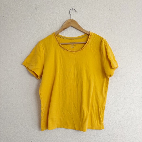 White Stag Yellow Fitted Short Sleeve Tee - Picture 1 of 6